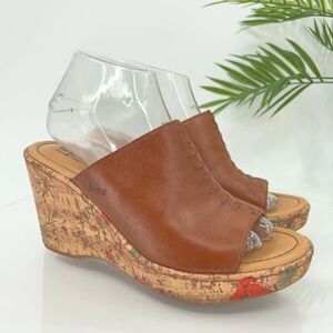 Born Brown Wedge Sandals